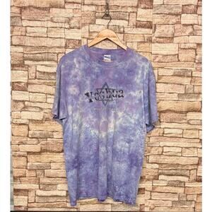 Vintage Jesus Yeshua God Tshirt y2k Mens Sz Large Tye die